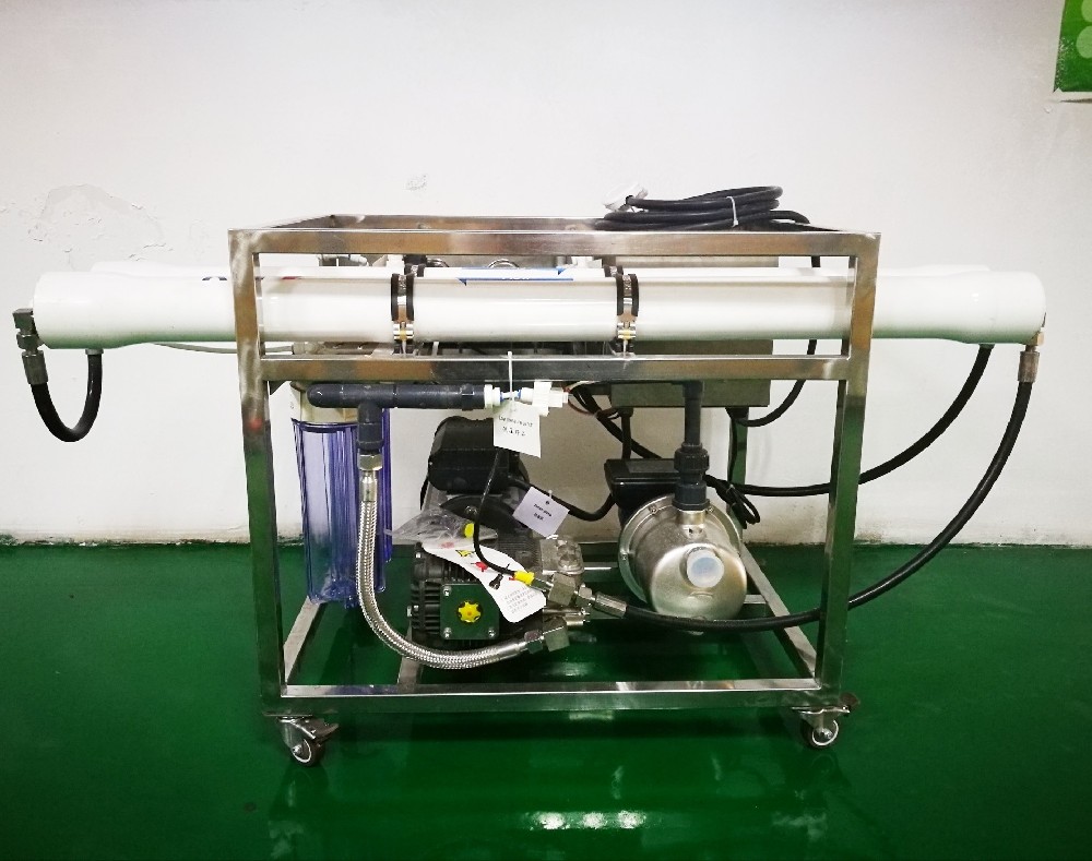 Portable seawater desalination unit for Water houses